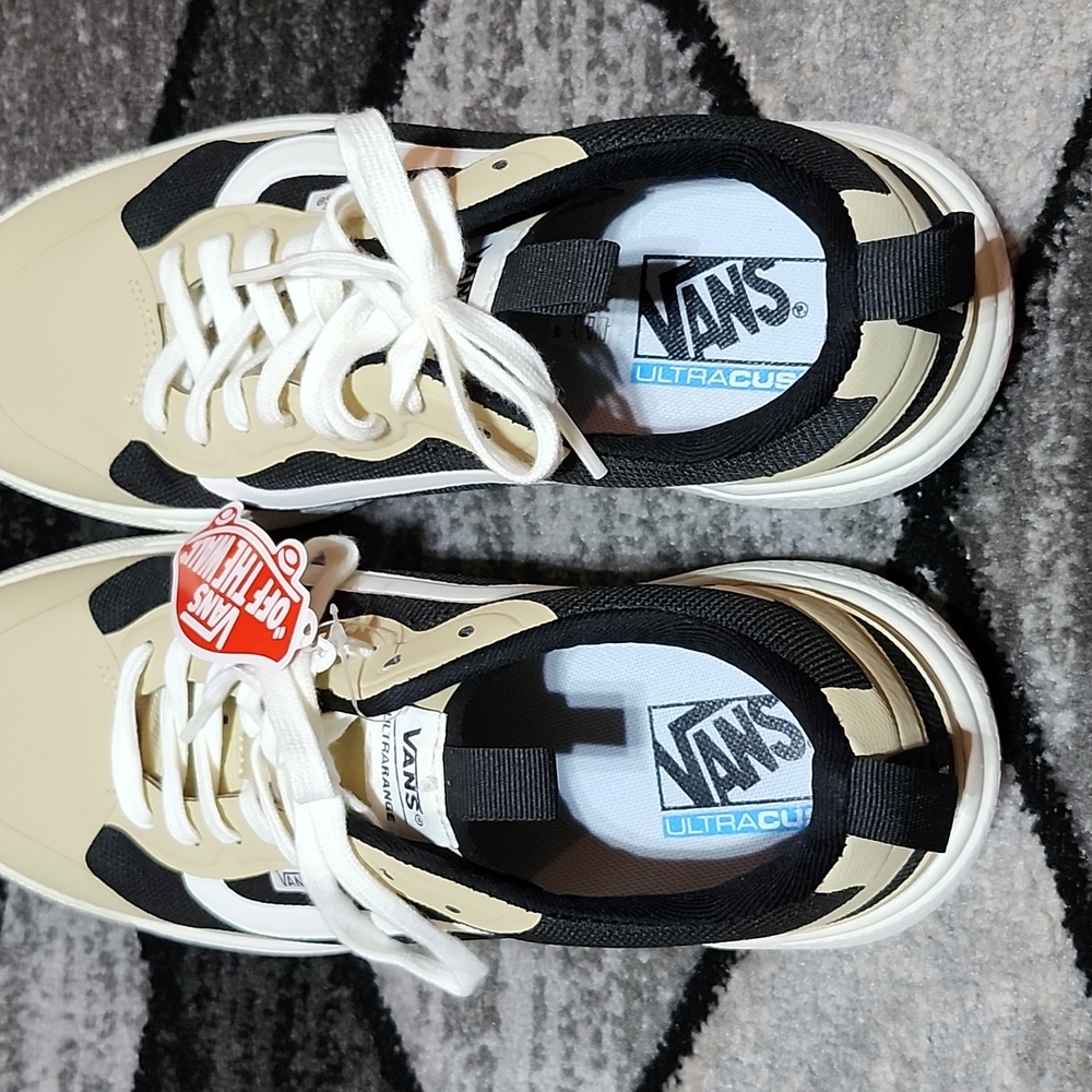 VANS ULTRARANGE EXO BLACK & KHAKI SNEAKERS SHOE UNISEX - Picture 5 of 10